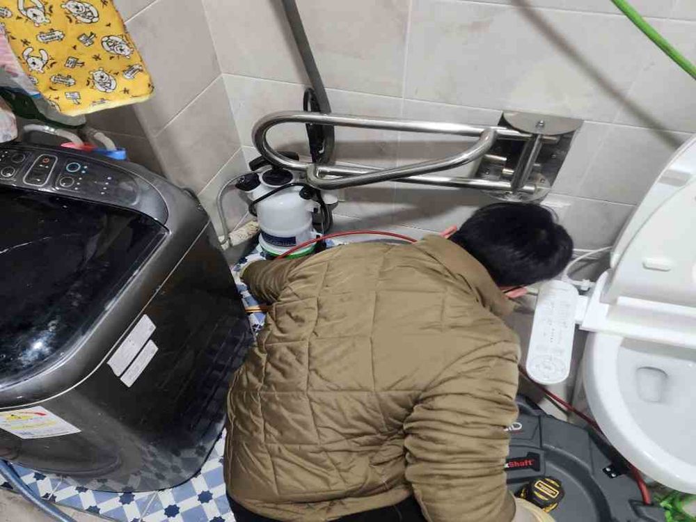 고양 욕실·세탁기 배수 막힘 작업
