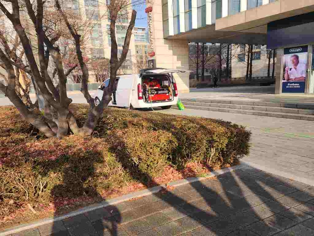 탄현동 상가 건물 고압세척 출동